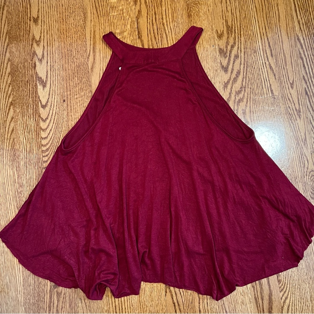 UO Kimchi Blue High Neck Red Tank Top - Picture 4 of 13
